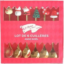 6 cuilleres de noel