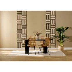 3 panneaux deco tasseaux clair