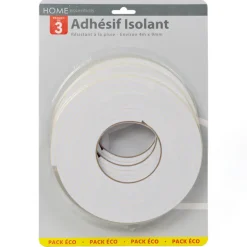 3 rouleaux isolant adhesif