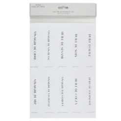 10 stickers huile et vinaigre