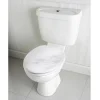 Abattant wc effet marbre blanc
