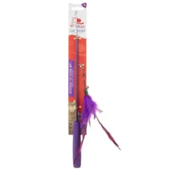 Agace chat avec plume