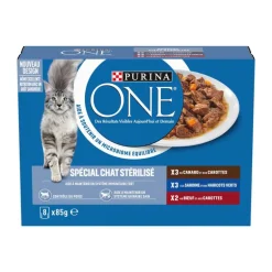 Aliment en sauce chat sterilise