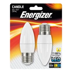 Ampoule e27 470lm 5.4w flamme x2