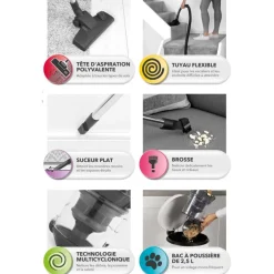 Aspirateur turbomax cyclonique 8