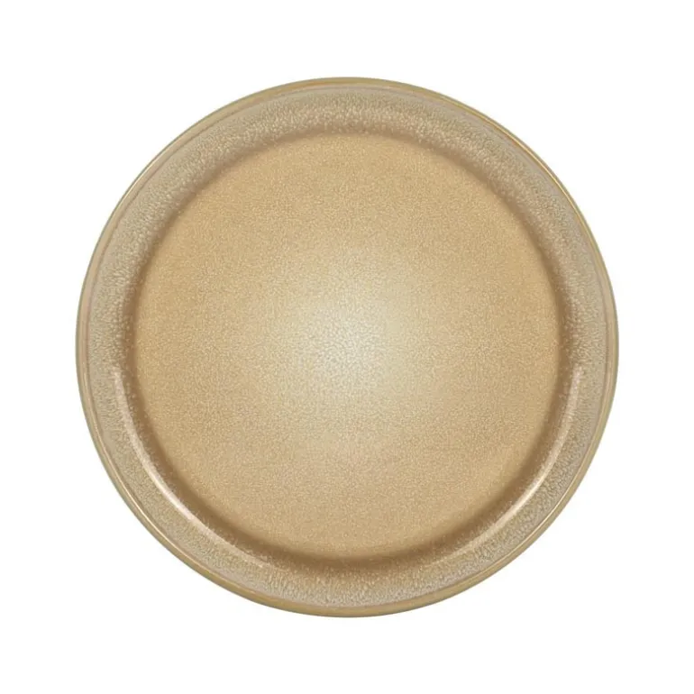 Assiette a dessert beige avec n