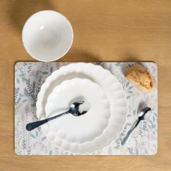 Assiette a dessert fleur d19cm