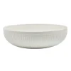 Assiette creuse bord strie d21cm