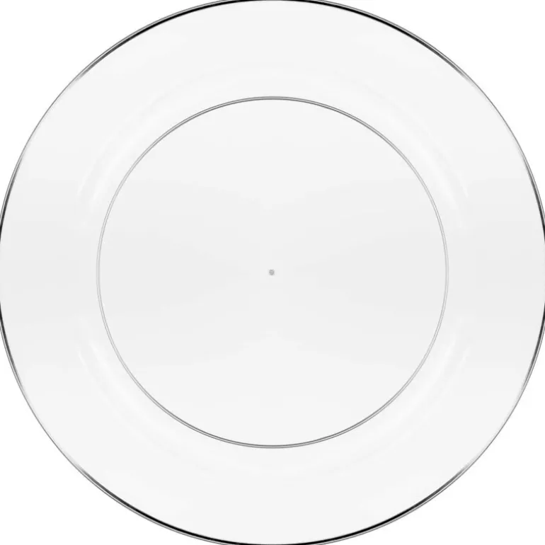 Assiette d23cm x10 plastique reu