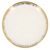 Assiette dessert bord dore d26cm