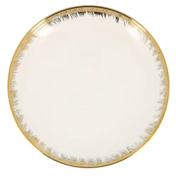 Assiette dessert bord dore d26cm