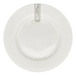 Assiette plate bord strie d27cm