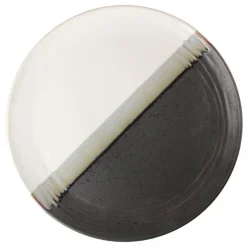 Assiette plate motif traits d27c