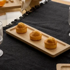 Assiette presentation bambou rio