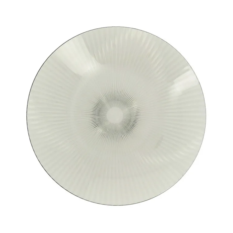 Assiette striee d26cm plastique
