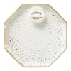 Assiettes gold star d23cm x6