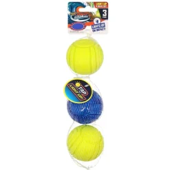 Balles lumineuses x3 pour chien