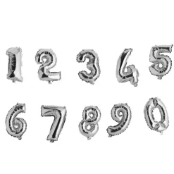 Ballon aluminium chiffre 0-9