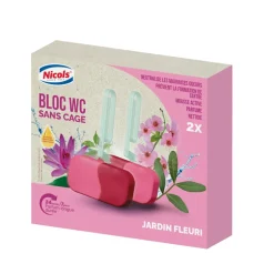 Blocs wc x2 jardin fleuris