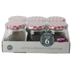 Bocal a confiture 0.3l x6