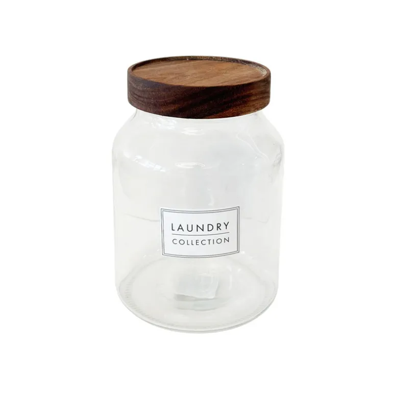 Bocal couvercle bois 3l