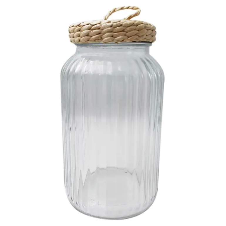 Bocal strie naturel 1.3l