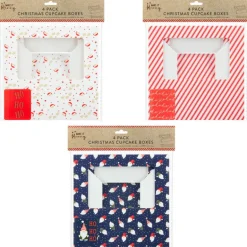 Boites a gateau carton noel x4