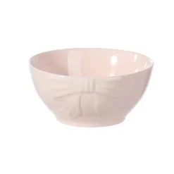 Bol rose motif noeud en relief