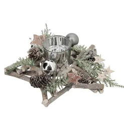 Bougeoir etoile centre de table