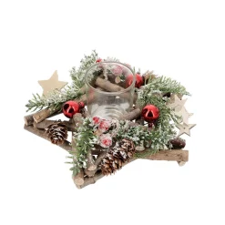 Bougeoir etoile centre de table