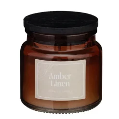 Bougie couvercle en bois