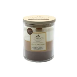 Bougie heritage s vanille ambre