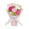 Bouquet de 5 roses artificielles