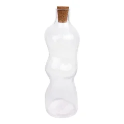 Bouteille en verre deforme