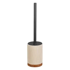 Brosse wc effet pierre/bois