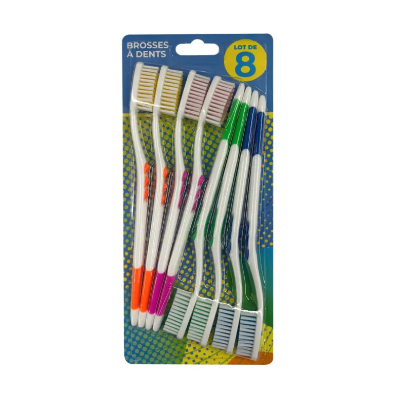 Brosses a dents pop x8