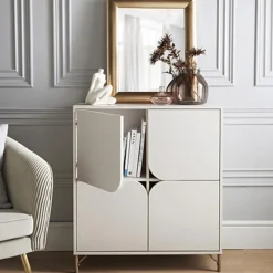 Buffet 4 portes creme