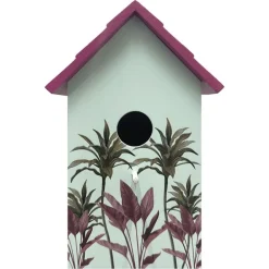 Cabane a oiseaux florale