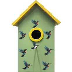 Cabane a oiseaux florale