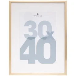 Cadre photo or manu 30x40