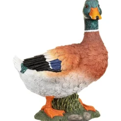 Canard decoratif en resine
