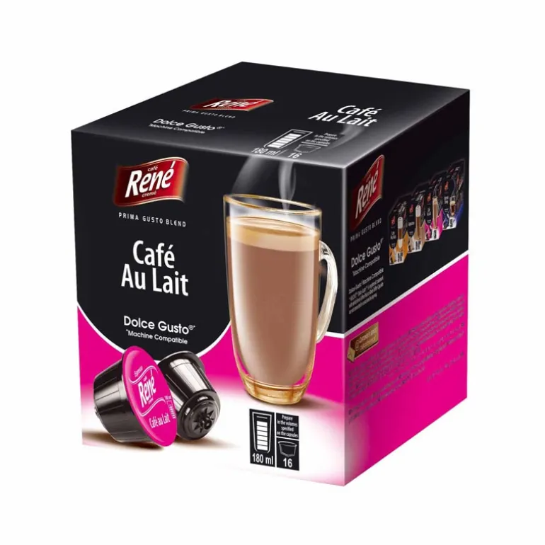 Capsules cafe au lait x16