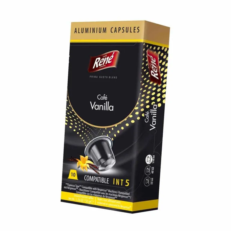 Capsules cafe lungo vanille x10