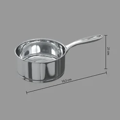 Casserole 20cm inox resilience