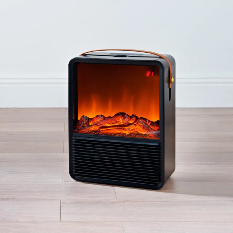 Chauffage vintage effet flamme