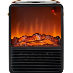 Chauffage vintage effet flamme