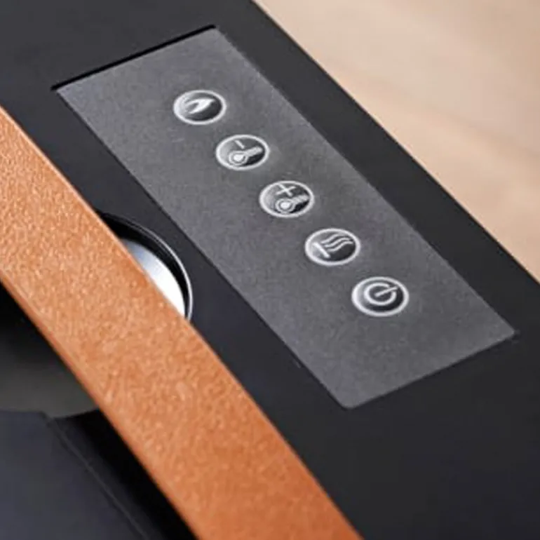 Chauffage vintage effet flamme