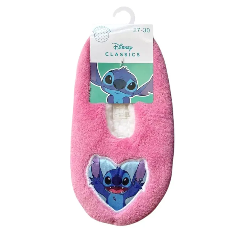 Chaussons doudou stitch
