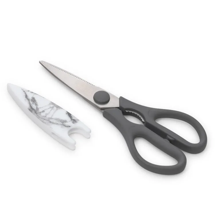 Ciseaux avec etui marbre