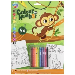 Colorie avec les chiffres